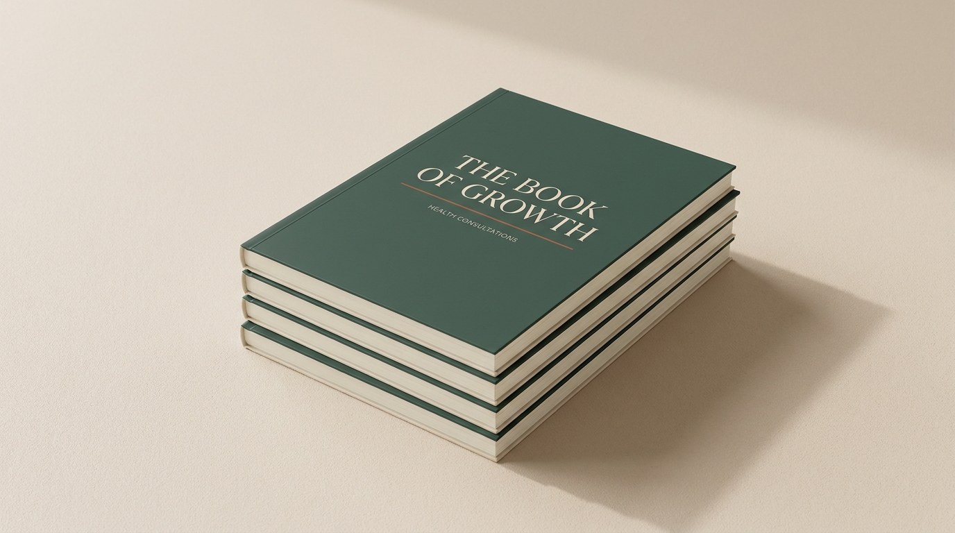 A stack of The Book of Growth copies for bulk orders